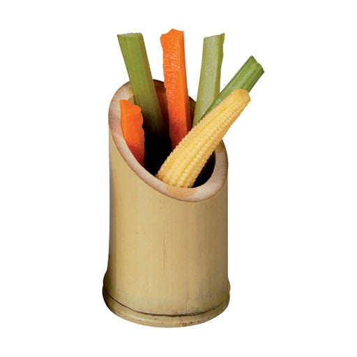Tube bambou coupe oblique "Asahi"  H90mm 60ml-200Pcs
