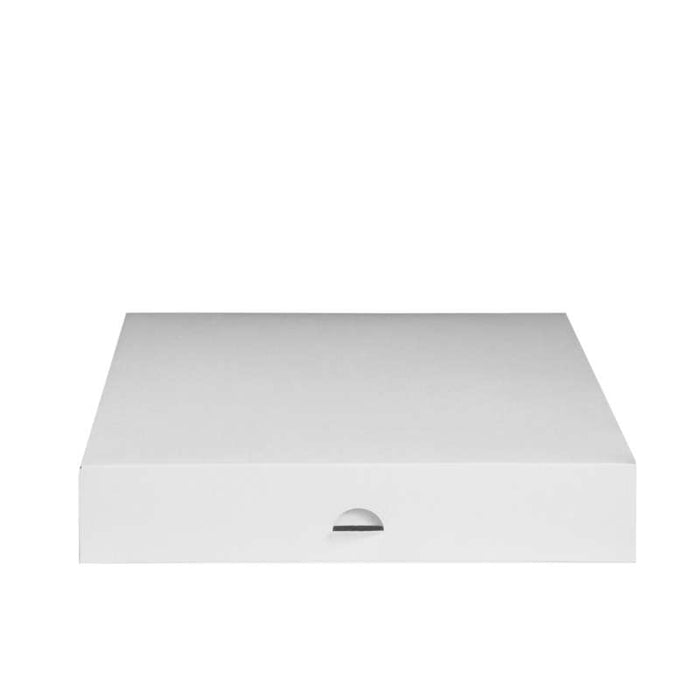 Boite plateau lunch carton blanc  280x260mm H80mm-25Pcs