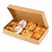 Boite plateau lunch carton brun  420x290mm H60mm-100Pcs