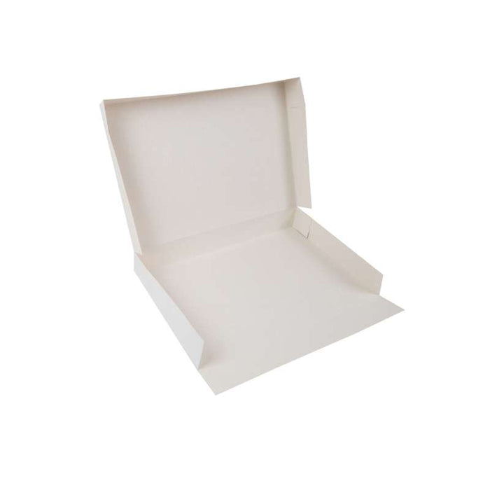 Plateau repas lunch en carton blanc 420x290mm H60mm - 25Pcs