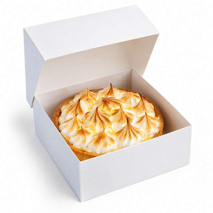 Boîte pâtissière carton blanche 160x160mm H50mm - 50Pcs