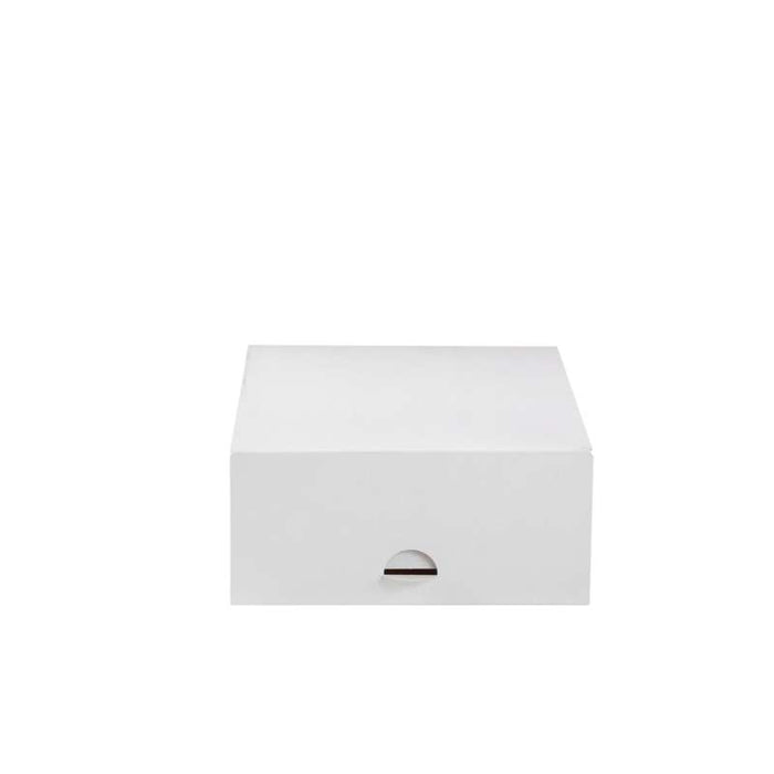 Boîte pâtissière carton blanche 160x160mm H80mm - 50Pcs