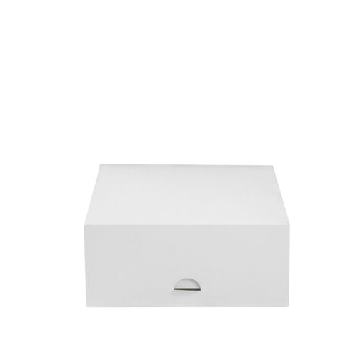 Boite pâtissière carton blanche  180x180mm H80mm - 50Pcs