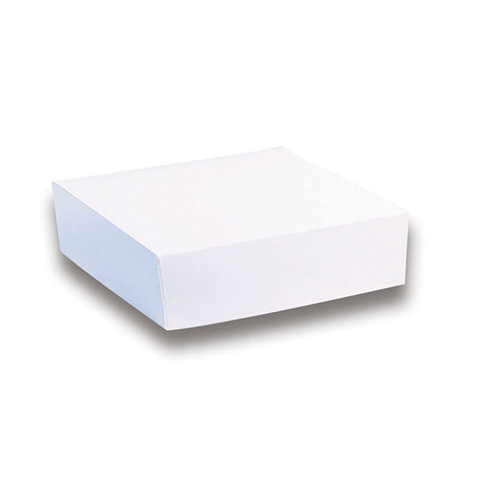 Boîte pâtissière carton blanche 200x200mm H80mm-50Pcs