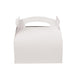 Boîte pâtissière carton blanche avec anse 180x160mm H160mm - 50Pcs