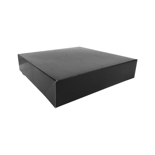 Boite pâtissière carton noir  230x230mm H50mm - 50Pcs
