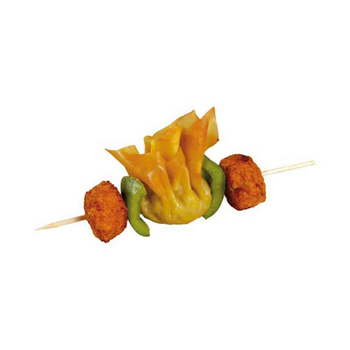 Brochette bois ronde   H150mm - 1000Pcs