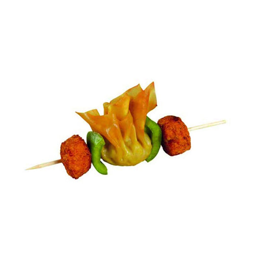 Brochette bois ronde   H150mm - 1000Pcs