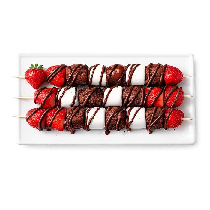 Brochette bois ronde   H300mm - 1000Pcs
