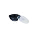 Bol plastique PP rond noir avec couvercle transparent   H59mm 200ml-500Pcs