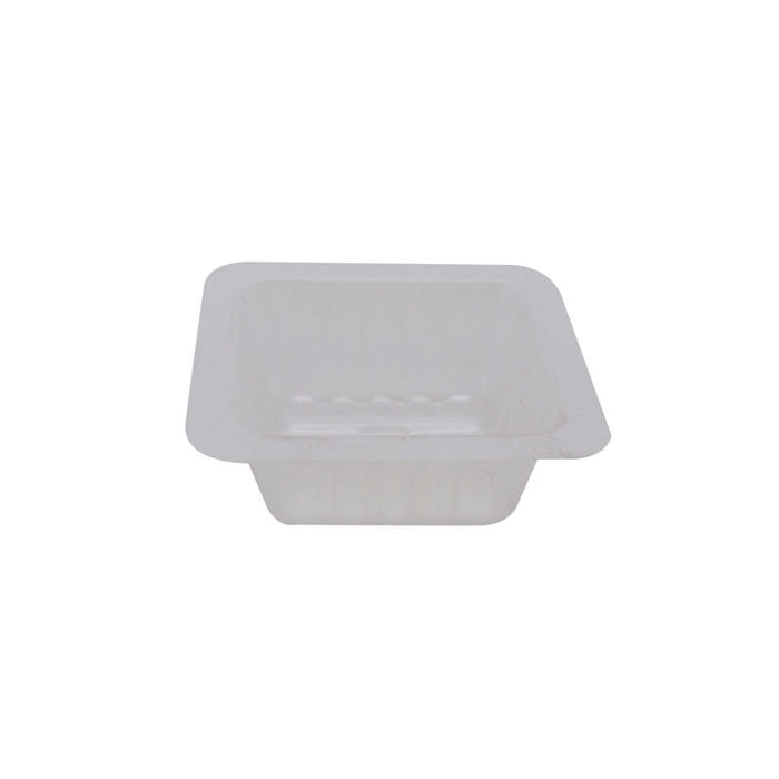Barquette PS carrée translucide 62x62mm H23mm 40ml - 2000Pcs
