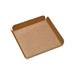 Carré rainé carton brun  210x210mm H20mm-250Pcs