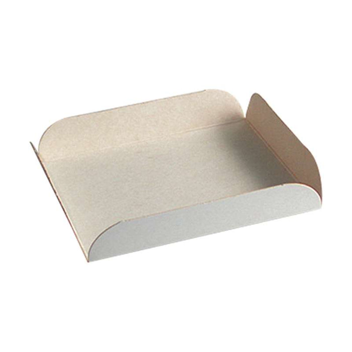 Carré rainé carton blanc  210x210mm H20mm-250Pcs