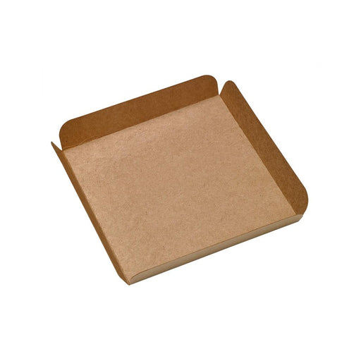 Carré rainé carton brun  190x190mm H20mm-250Pcs