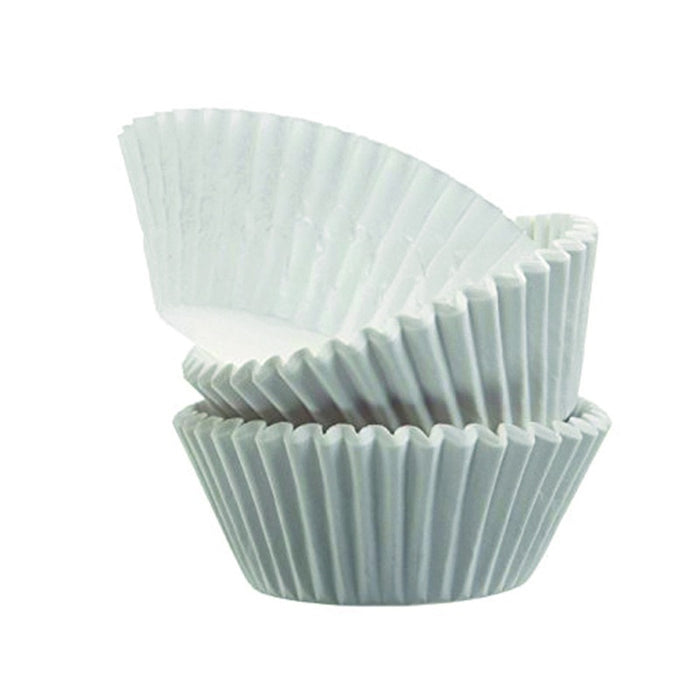 Caissette papier de cuisson ronde blanche ingraissable   H21mm-1000Pcs