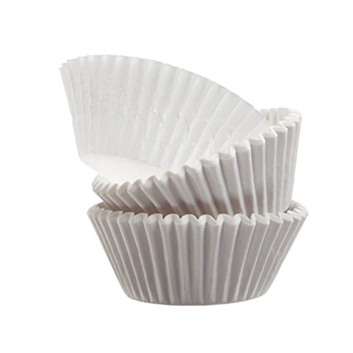 Caissette de cuisson ronde en papier ingraissable blanc Ø70mm H30mm - 1000Pcs