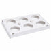 Plateau cuisson papier 6 alvéoles 287x192mm H30mm-50Pcs