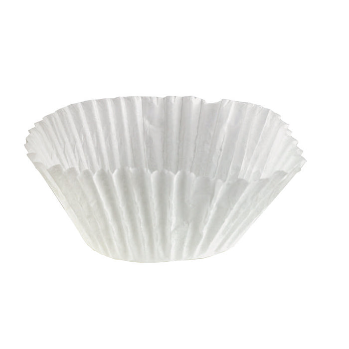 Caissette ronde de cuisson blanche en papier siliconé Ø55mm H41mm - 100Pcs