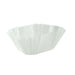 Caissette papier de cuisson ovale blanche siliconée  65x50mm H40mm-100Pcs