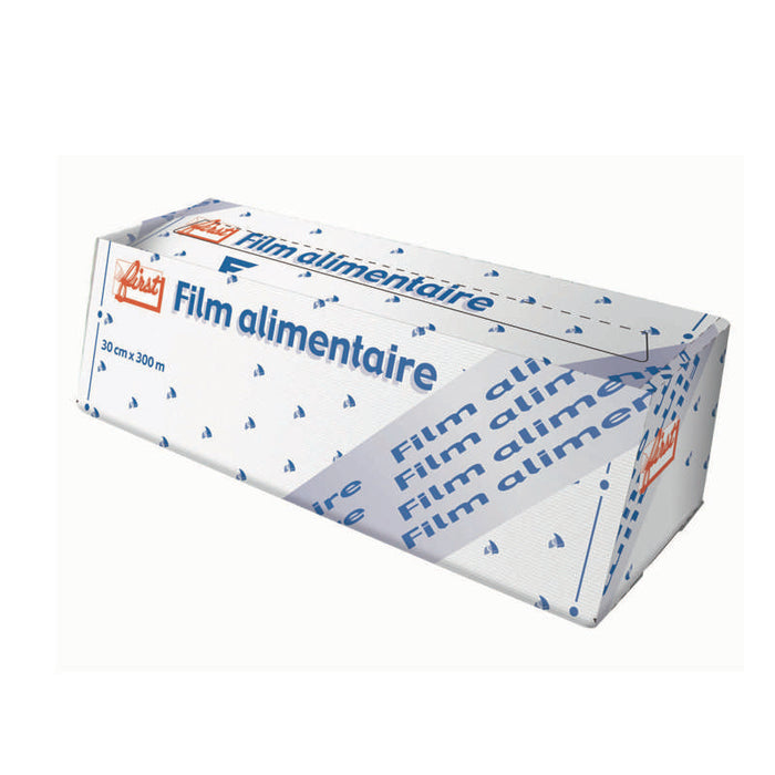 Film étirable alimentaire PVC avec boîte distributrice 450mm x 300m - 6Pcs