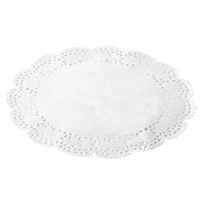 Dentelle ovale en papier blanc 260x350mm - 250Pcs