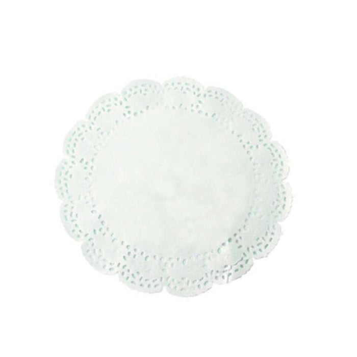 Dentelle ronde en papier blanc Ø140mm - 250Pcs