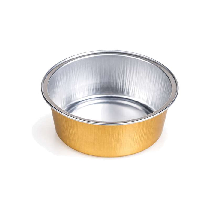 Ramequin aluminium rond doré Ø84mm H35mm 125ml - 2400Pcs