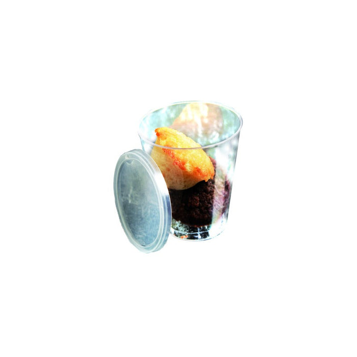 Couvercle PP translucide "Bodega"   H5mm-2000Pcs
