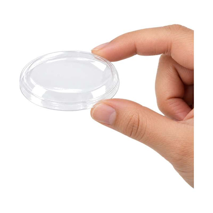 Couvercle transparent plastique PET  H10mm-200Pcs