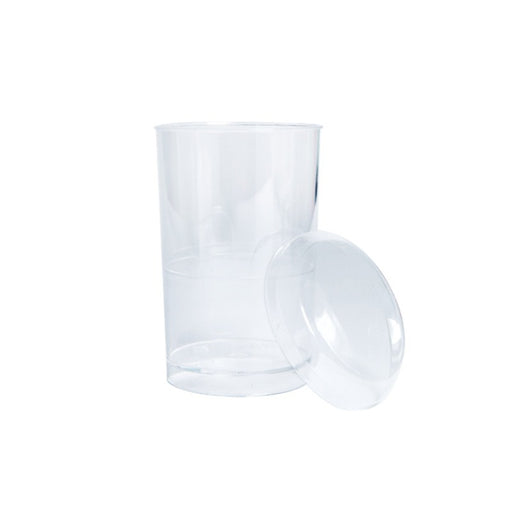 Couvercle transparent plastique PET  H10mm-200Pcs