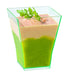Verrine pyramidale plastique PS transparente ?Taïti?  45x45mm H55mm 60ml - 600Pcs