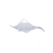 Mise en bouche plastique PS triangulaire "Triba" 80x80mm H20mm-600Pcs