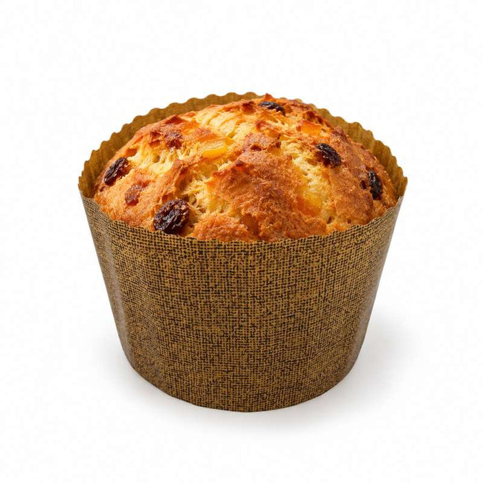 Moule panettone rond en papier, format bas Ø155mm H55mm - 540Pcs