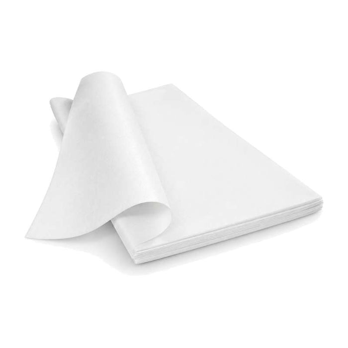 Nappe en papier blanc livrée pliée 800x1200mm - 200Pcs