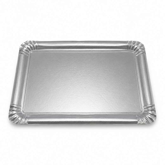 Plateau carton double face or intérieur argent extérieur  280x190mm-100Pcs