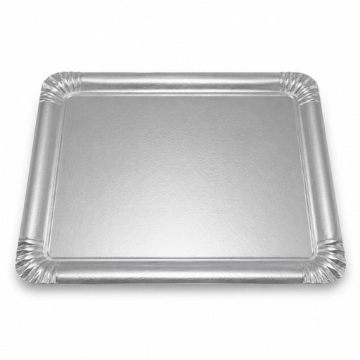 Plateau carton double face or intérieur argent extérieur  420x320mm-100Pcs