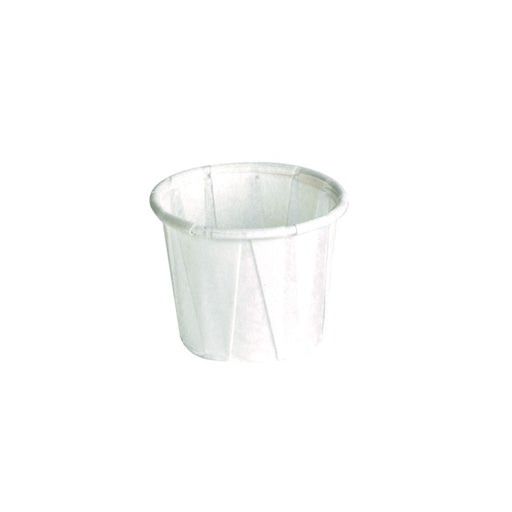 Pot papier plissé blanc  H28mm 14ml - 5000Pcs