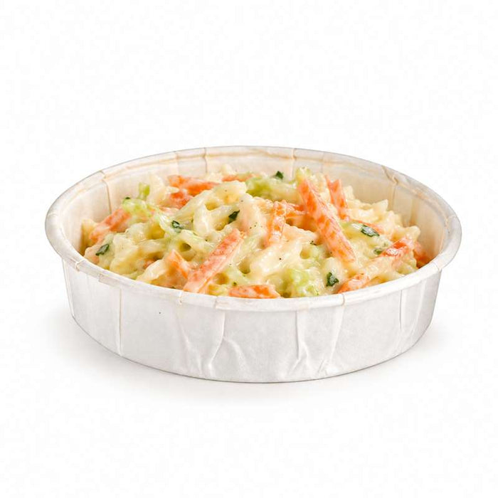 Ramequin à sauce en papier plissé blanc, format bas Ø57mm H30mm 30ml - 5000Pcs