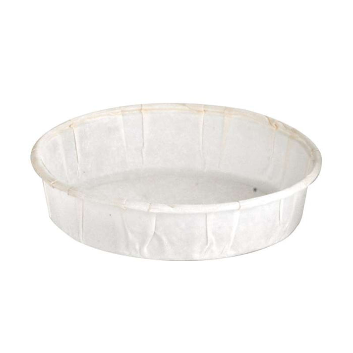 Ramequin portion en papier plissé blanc Ø57mm H51mm 30ml - 5000Pcs