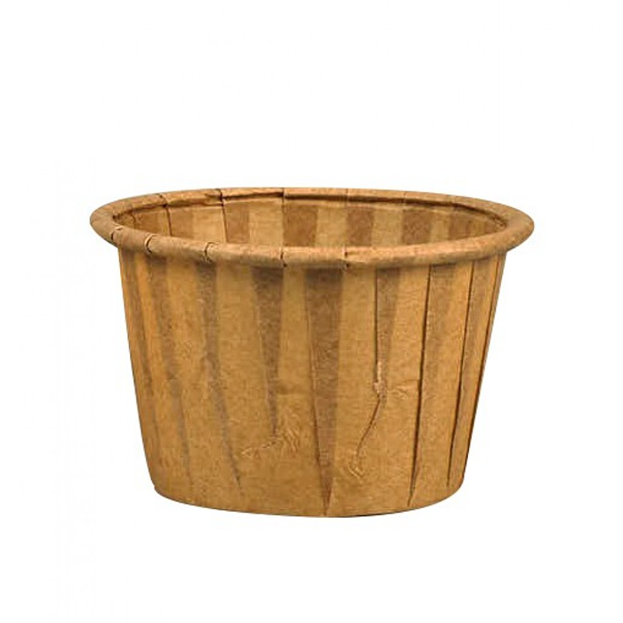 Tarrina de papel plisado en caja dispensadora (por paquetes) 30ml A28mm - 200Uds