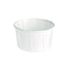 Pot papier plissé blanc  H40mm 95ml - 5000Pcs
