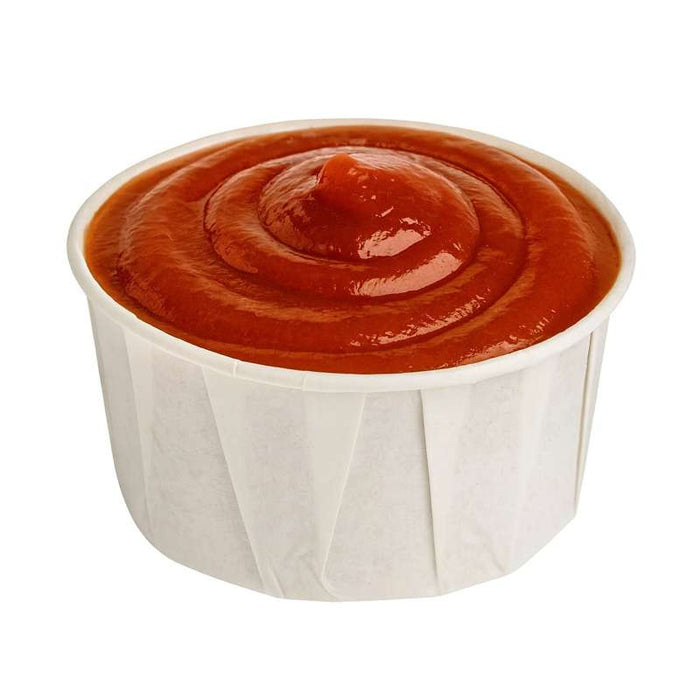Pot papier plissé blanc  H40mm 150ml-5000Pcs