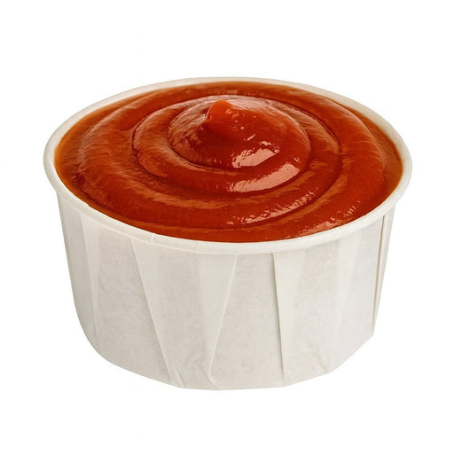 Pot papier plissé blanc  H40mm 150ml-5000Pcs