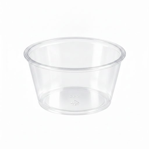 Pot plastique PET transparent  H33mm 100ml-2500Pcs