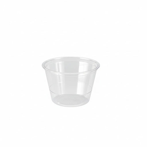 Pot plastique PET transparent   H44mm 120ml-2500Pcs