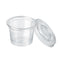 Couvercle transparent plat en plastique PET-5000Pcs
