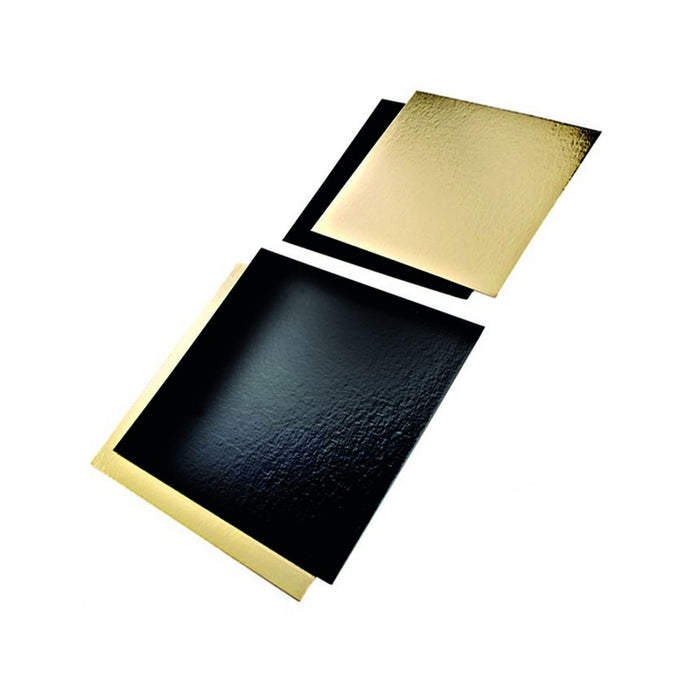Plaque carton rectangulaire double face or noir  300x400mm-25Pcs