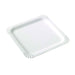 Assiette carrée en carton blanc  210x210mm H0,2mm-500Pcs
