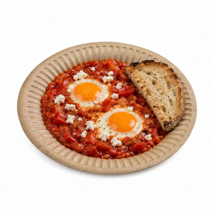 Assiette ronde en carton brun  H11mm-2000Pcs