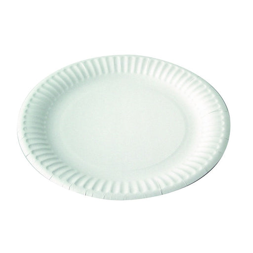 Assiette ronde en carton blanc   H25mm-200Pcs
